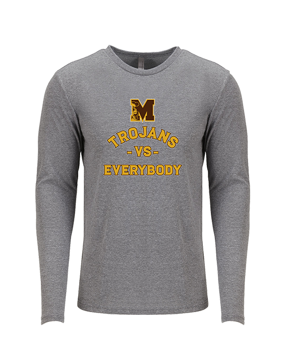 Mililani HS Football Vs Everybody - Tri-Blend Long Sleeve
