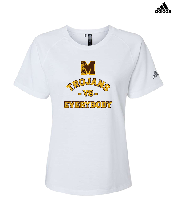 Mililani HS Football Vs Everybody - Womens Adidas Performance Shirt