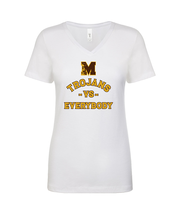 Mililani HS Football Vs Everybody - Womens Vneck