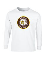 Mililani HS Girls Soccer Custom Soccer Ball 01 - Cotton Longsleeve
