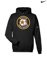 Mililani HS Girls Soccer Custom Soccer Ball 01 - Nike Club Fleece Hoodie