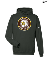 Mililani HS Girls Soccer Custom Soccer Ball 01 - Nike Club Fleece Hoodie
