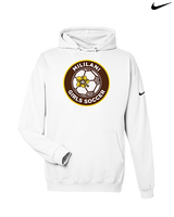 Mililani HS Girls Soccer Custom Soccer Ball 01 - Nike Club Fleece Hoodie