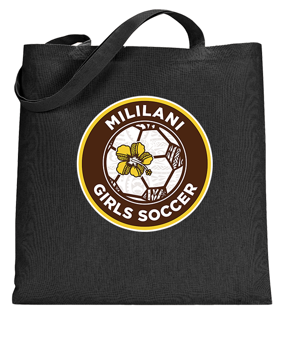 Mililani HS Girls Soccer Custom Soccer Ball 01 - Tote