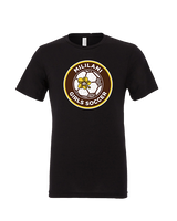 Mililani HS Girls Soccer Custom Soccer Ball 01 - Tri-Blend Shirt