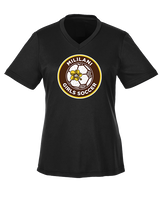 Mililani HS Girls Soccer Custom Soccer Ball 01 - Womens Performance Shirt