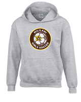 Mililani HS Girls Soccer Custom Soccer Ball 01 - Youth Hoodie
