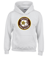 Mililani HS Girls Soccer Custom Soccer Ball 01 - Youth Hoodie