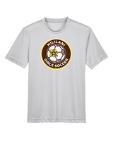 Mililani HS Girls Soccer Custom Soccer Ball 01 - Youth Performance Shirt