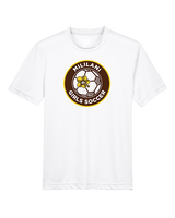 Mililani HS Girls Soccer Custom Soccer Ball 01 - Youth Performance Shirt