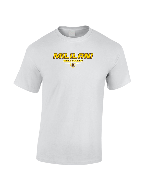 Mililani HS Girls Soccer Design - Cotton T-Shirt