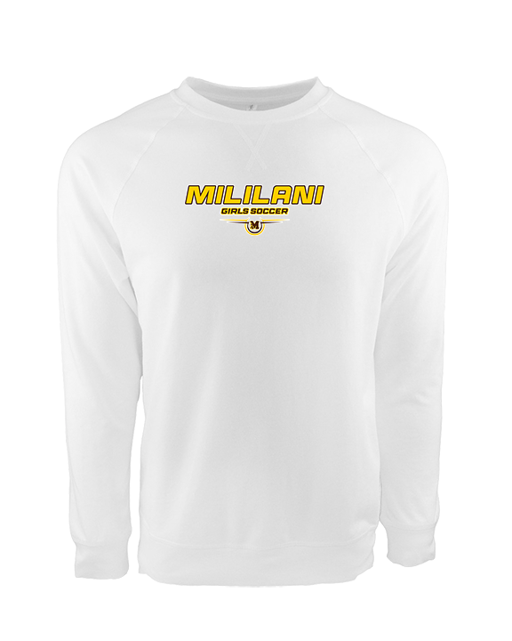 Mililani HS Girls Soccer Design - Crewneck Sweatshirt