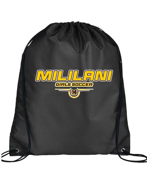 Mililani HS Girls Soccer Design - Drawstring Bag