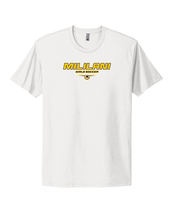 Mililani HS Girls Soccer Design - Mens Select Cotton T-Shirt