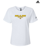 Mililani HS Girls Soccer Design - Womens Adidas Performance Shirt
