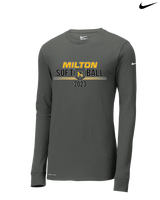 Milton HS Softball - Nike Dri-Fit Poly Long Sleeve