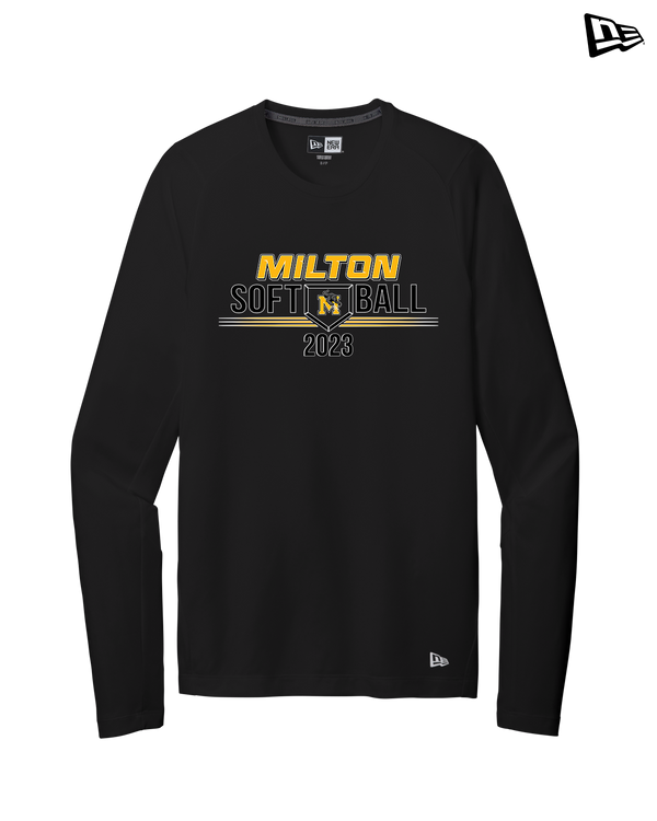 Milton HS Softball - New Era Long Sleeve Crew