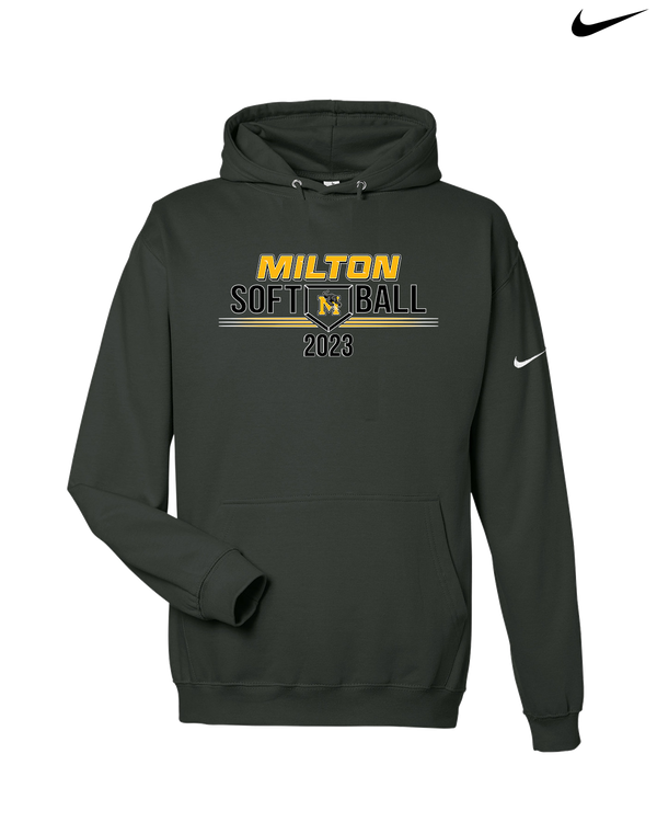 Milton HS Softball - Nike Club Fleece Hoodie