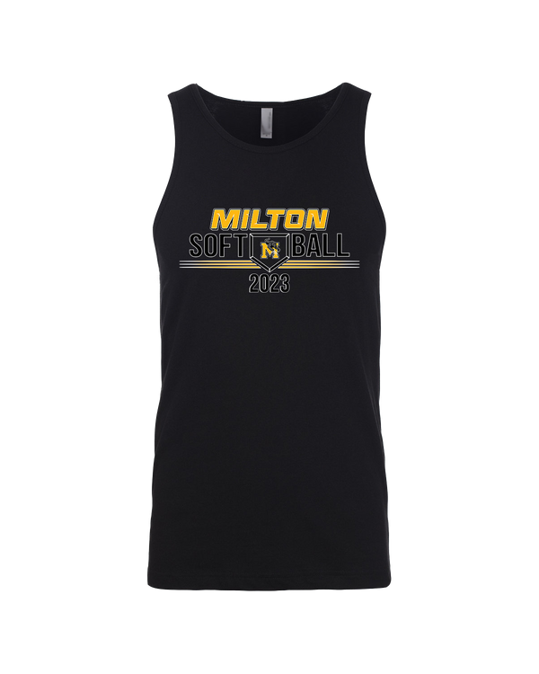 Milton HS Softball - Mens Tank Top