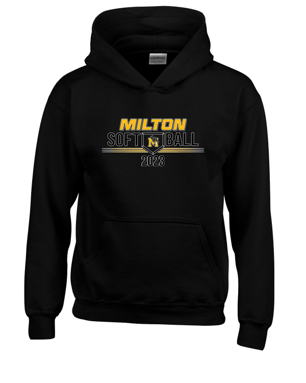 Milton HS Softball - Cotton Hoodie