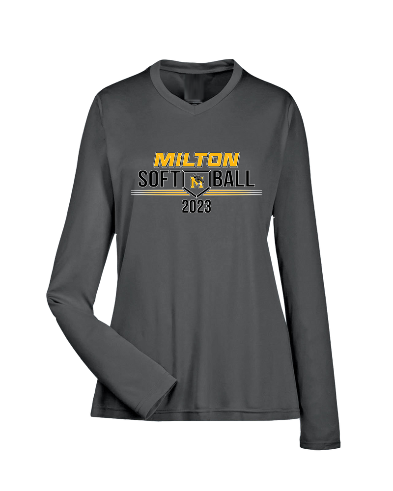 Milton HS Softball - Womens Performance Long Sleeve