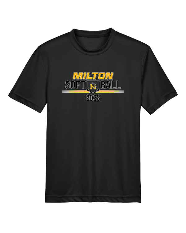 Milton HS Softball - Youth Performance T-Shirt