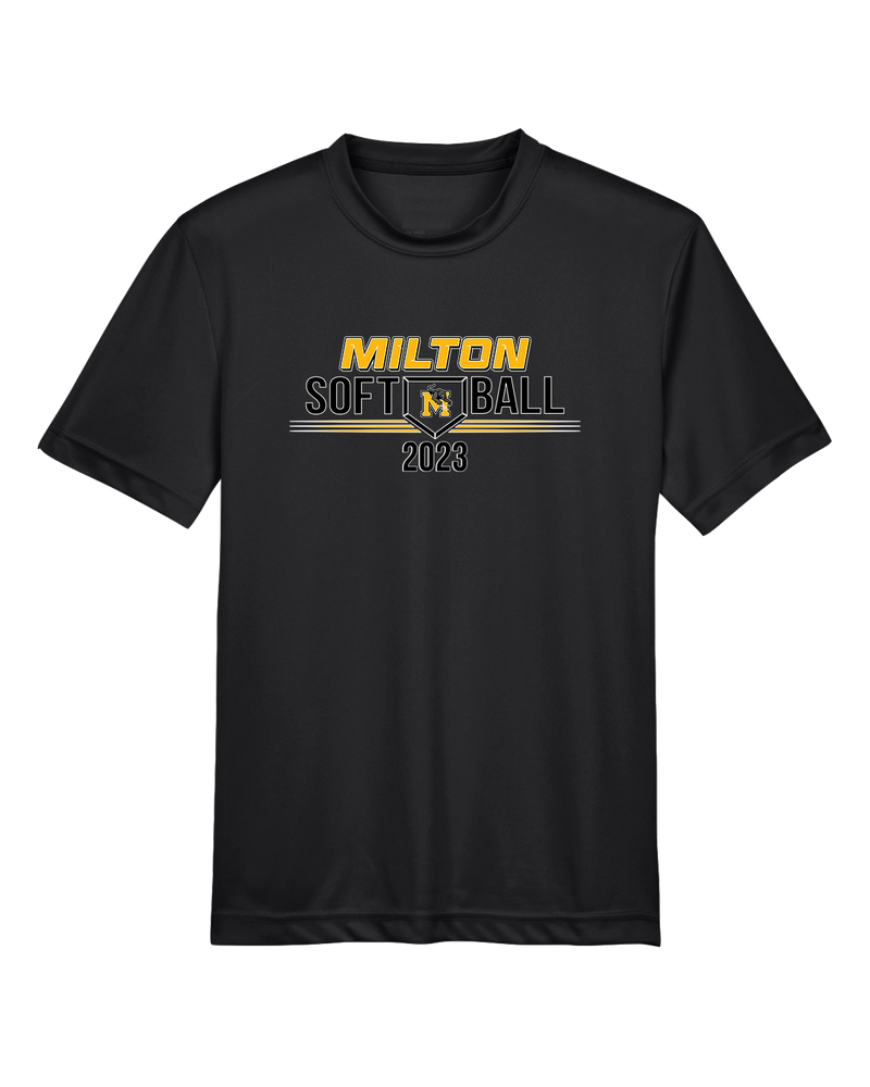 Milton HS Softball - Youth Performance T-Shirt