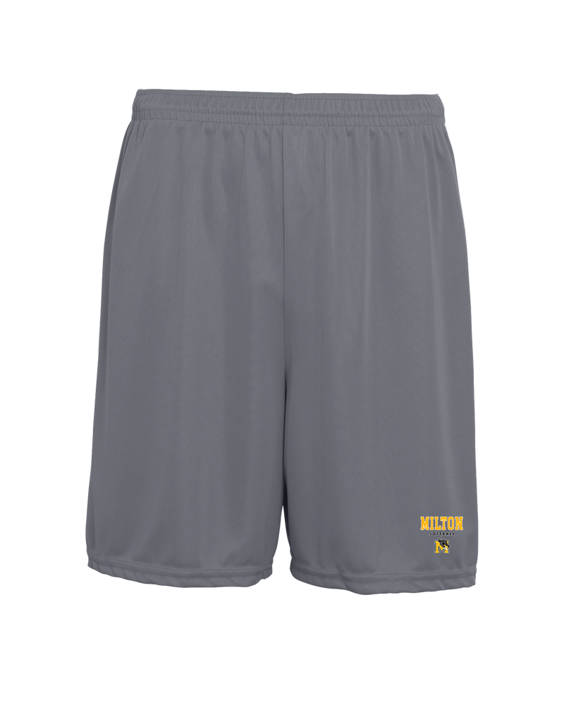 Milton HS Softball Block - 7 inch Training Shorts