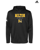Milton HS Softball Block - Adidas Men's Hooded Sweatshirt
