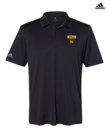 Milton HS Softball Block - Adidas Men's Performance Polo