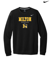 Milton HS Softball Block - Nike Cotton Poly Dri-Fit