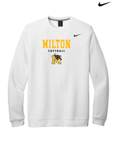 Milton HS Softball Block - Nike Cotton Poly Dri-Fit