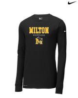 Milton HS Softball Block - Nike Dri-Fit Poly Long Sleeve