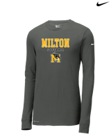 Milton HS Softball Block - Nike Dri-Fit Poly Long Sleeve