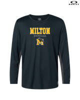 Milton HS Softball Block - Oakley Hydrolix Long Sleeve