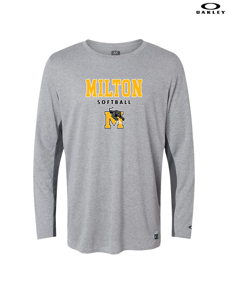 Milton HS Softball Block - Oakley Hydrolix Long Sleeve