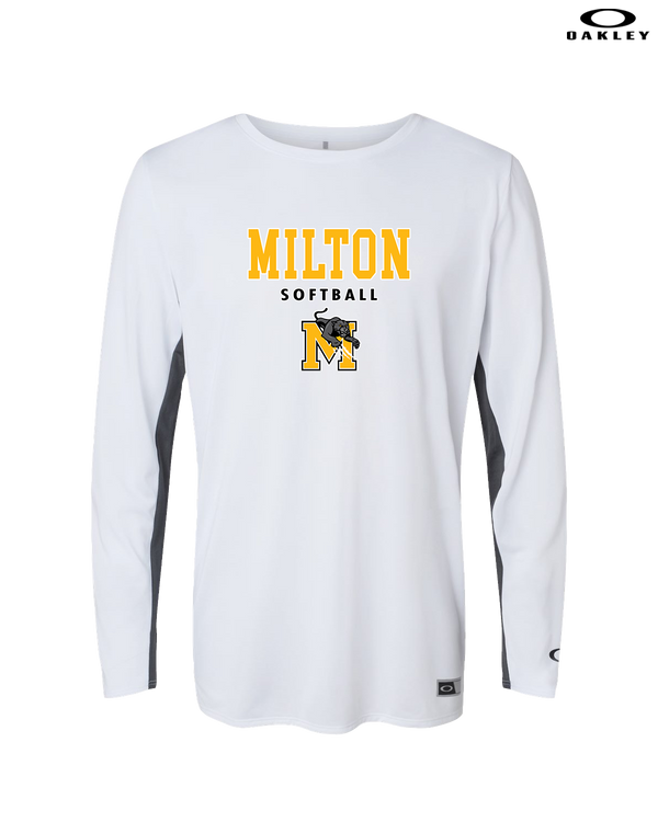 Milton HS Softball Block - Oakley Hydrolix Long Sleeve
