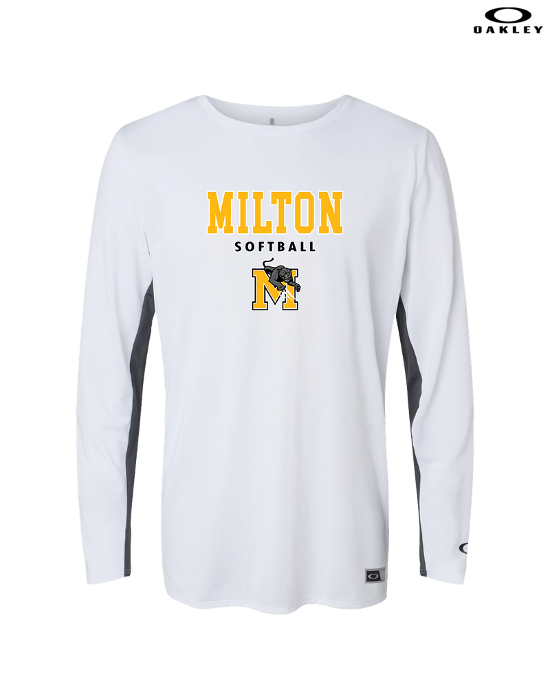 Milton HS Softball Block - Oakley Hydrolix Long Sleeve