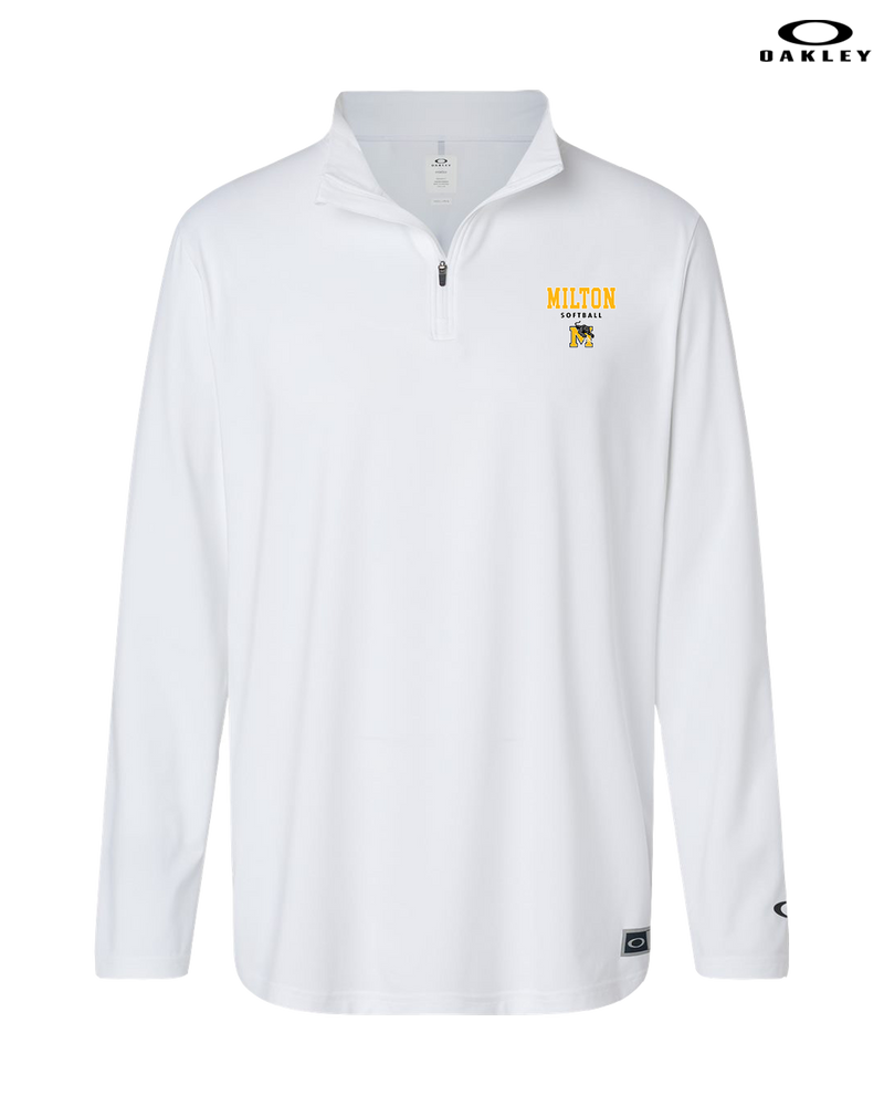 Milton HS Softball Block - Oakley Quarter Zip