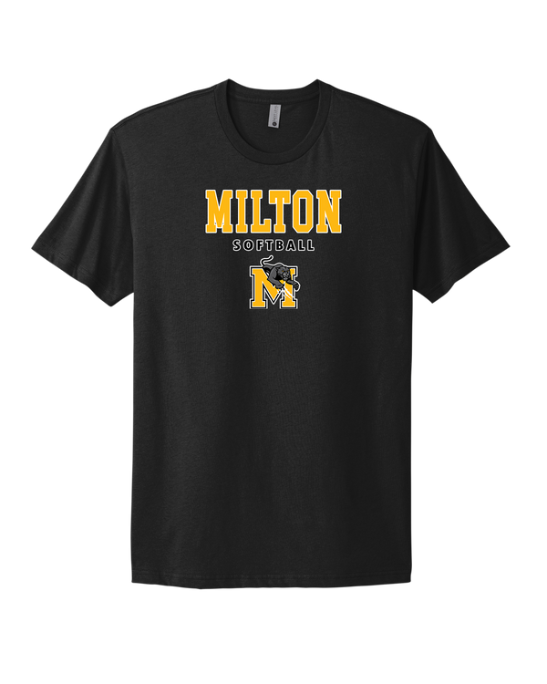 Milton HS Softball Block - Select Cotton T-Shirt