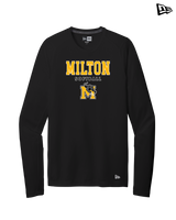 Milton HS Softball Block - New Era Long Sleeve Crew