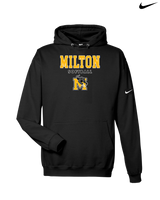 Milton HS Softball Block - Nike Club Fleece Hoodie