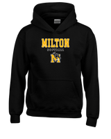 Milton HS Softball Block - Cotton Hoodie