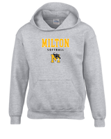 Milton HS Softball Block - Cotton Hoodie