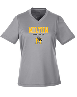 Milton HS Softball Block - Womens Performance Shirt