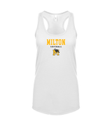 Milton HS Softball Block - Womens Tank Top