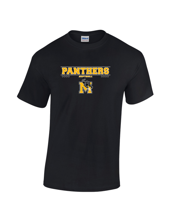 Milton HS Softball Border - Cotton T-Shirt