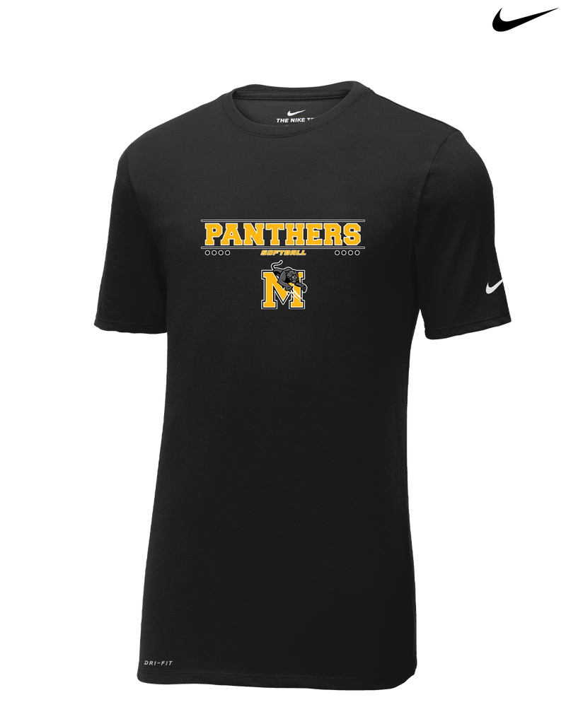 Milton HS Softball Border - Nike Cotton Poly Dri-Fit