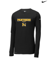 Milton HS Softball Border - Nike Dri-Fit Poly Long Sleeve