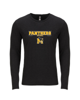 Milton HS Softball Border - Tri Blend Long Sleeve